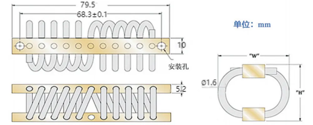 Виброизолятор тросовый (JGX-0160)
