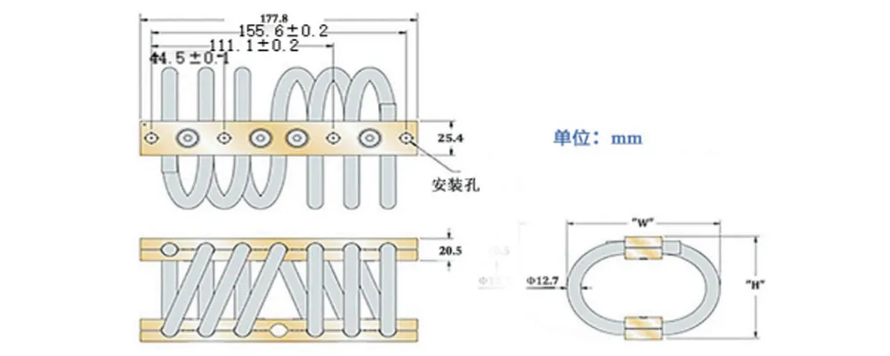 Виброизолятор тросовый (JGX-1276)-xq1